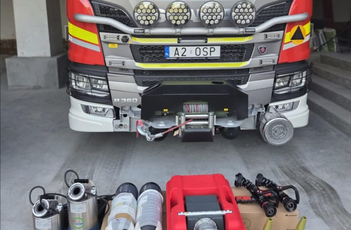 Ochotnicza Straż Pożarna w Gostyninie w ramach realizacji projektu „ORLEN”